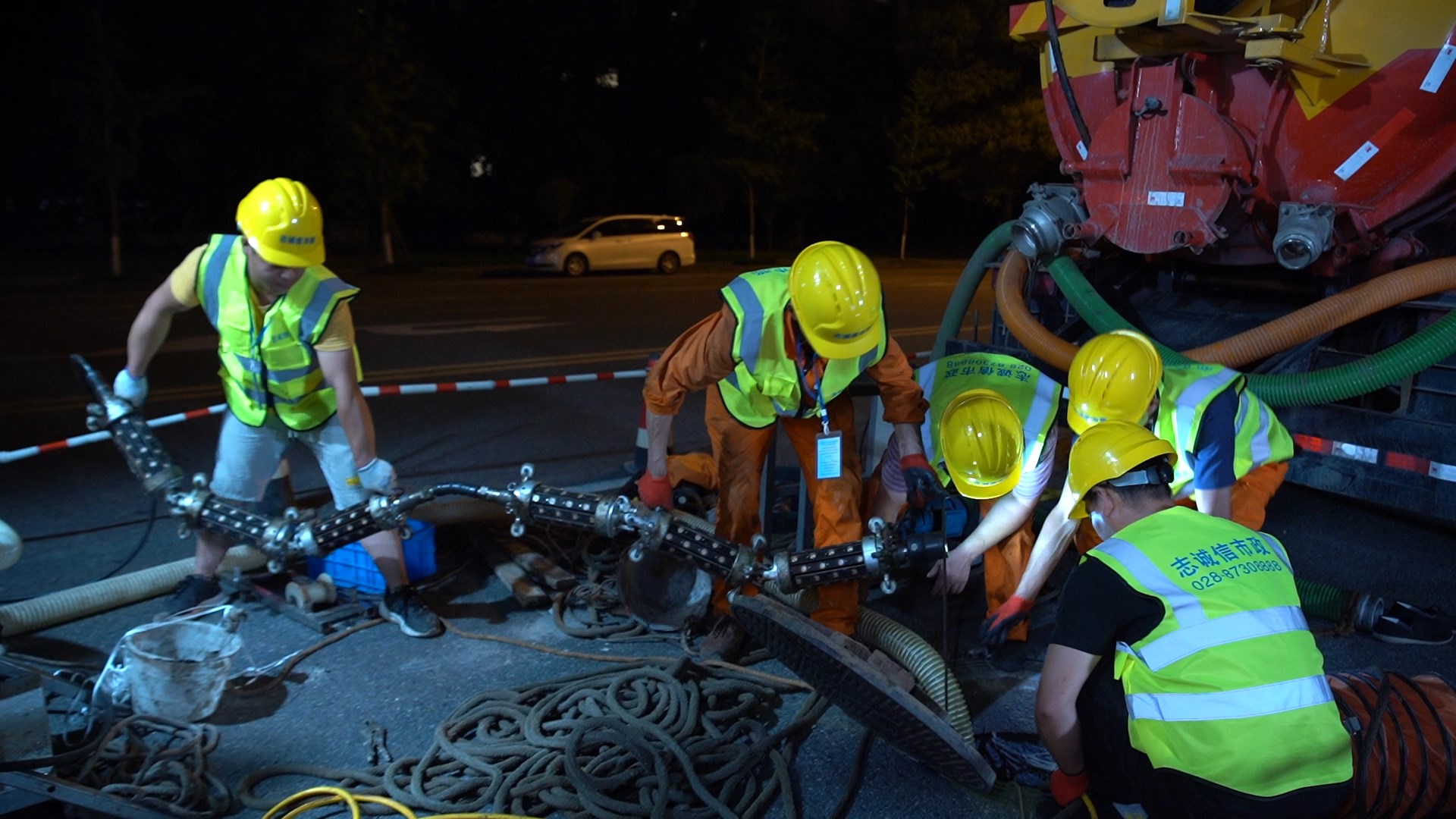 青湖路街道紫外光固化修复