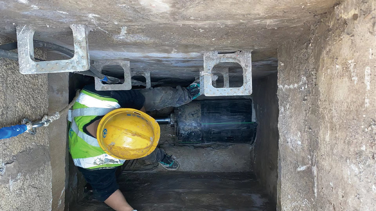 青湖路街道HDPE短管内衬法